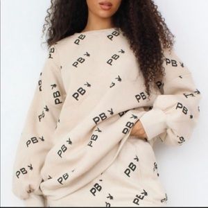 Playboy oversized crew neck